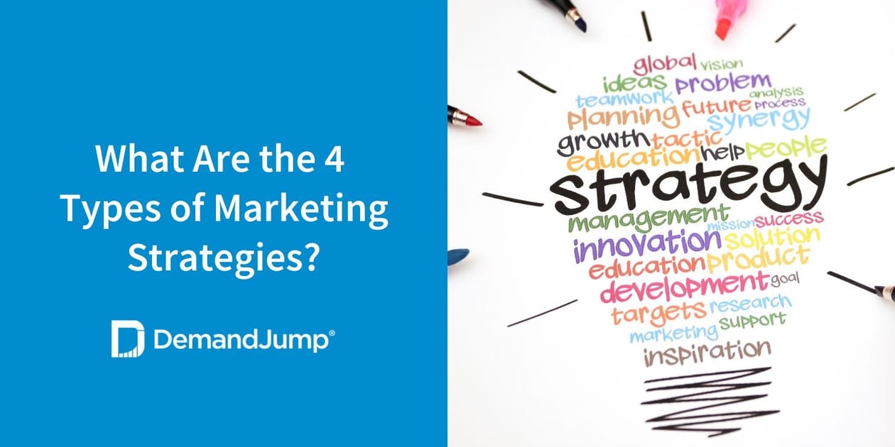 What are the 4 types of marketing strategies 